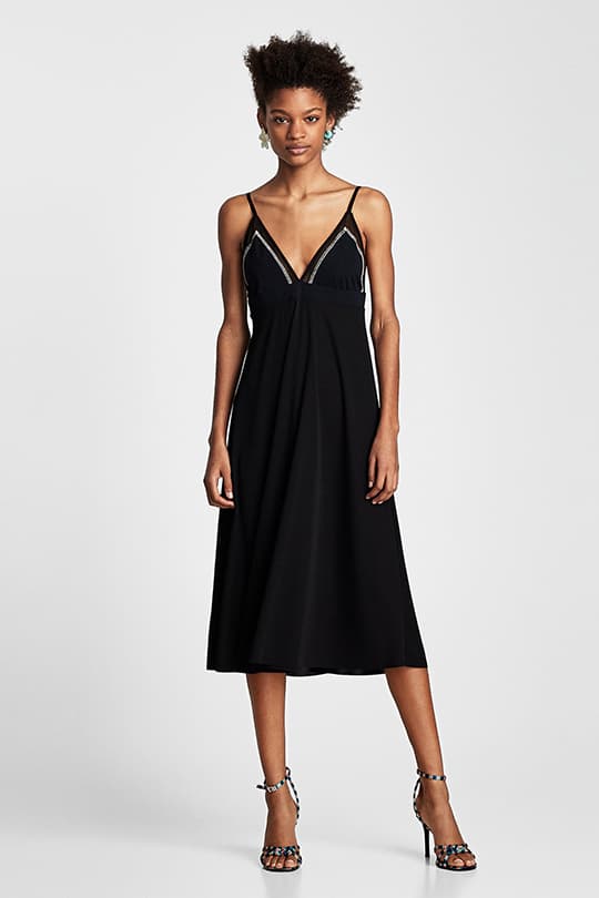 little black dress zara