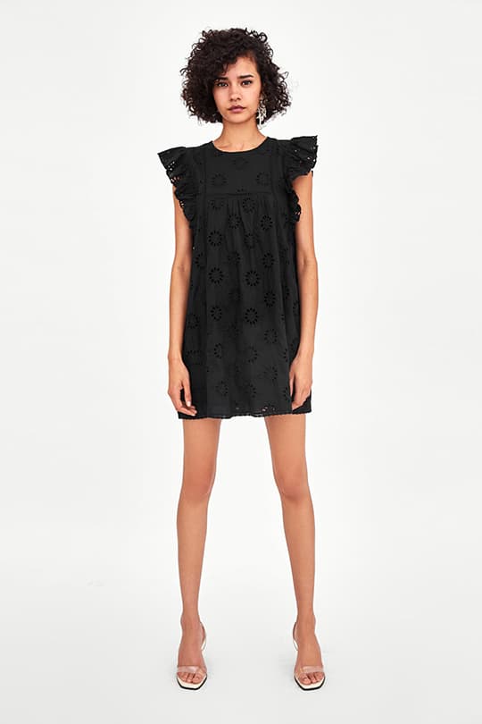 little black dress zara