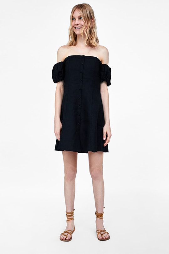 little black dress zara