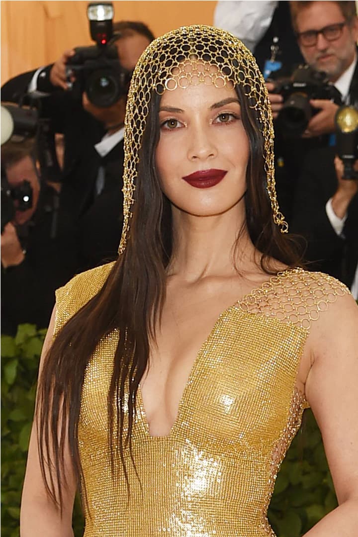 Met Gala 2018 Best Beauty Makeup Hairstyles Look Olivia Munn