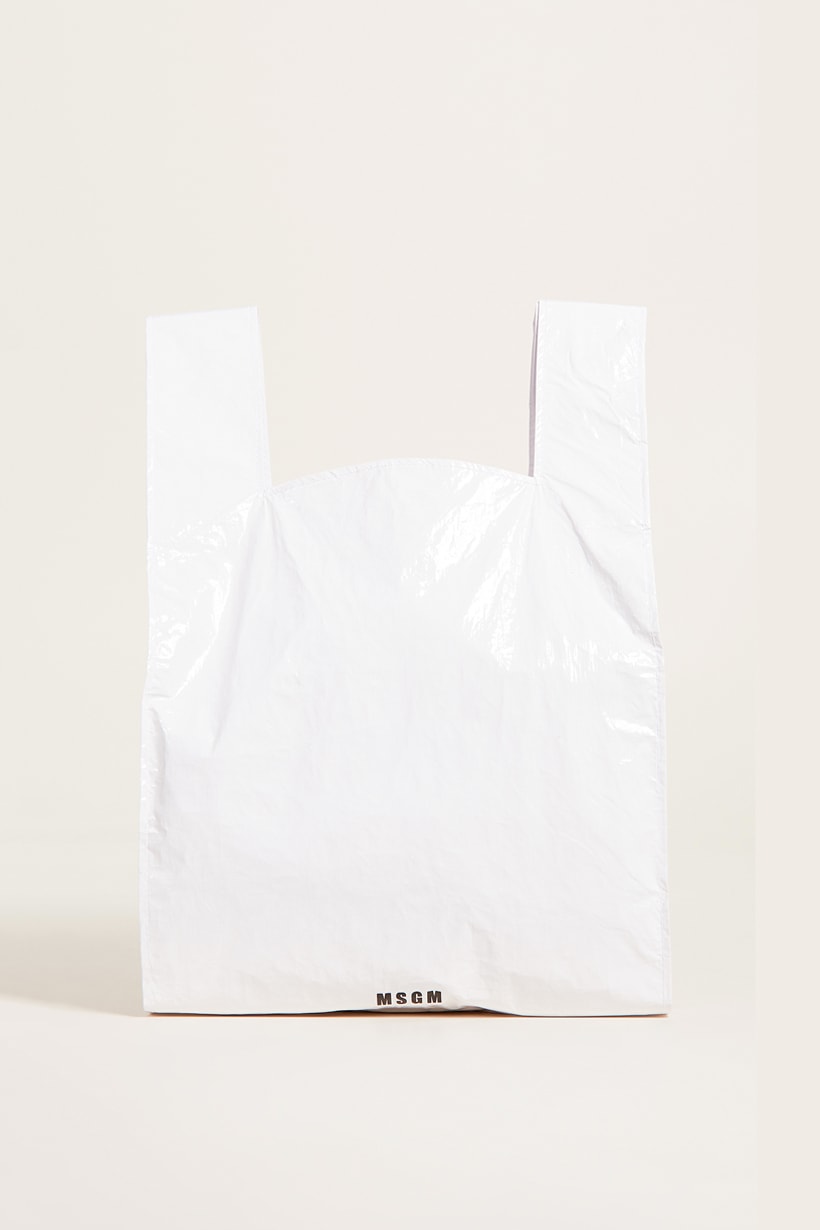 msgm expensive cheap-looking handbags pvc takeout thank you