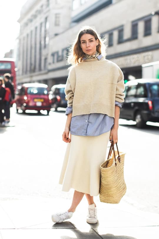 net bag and straw bag street style