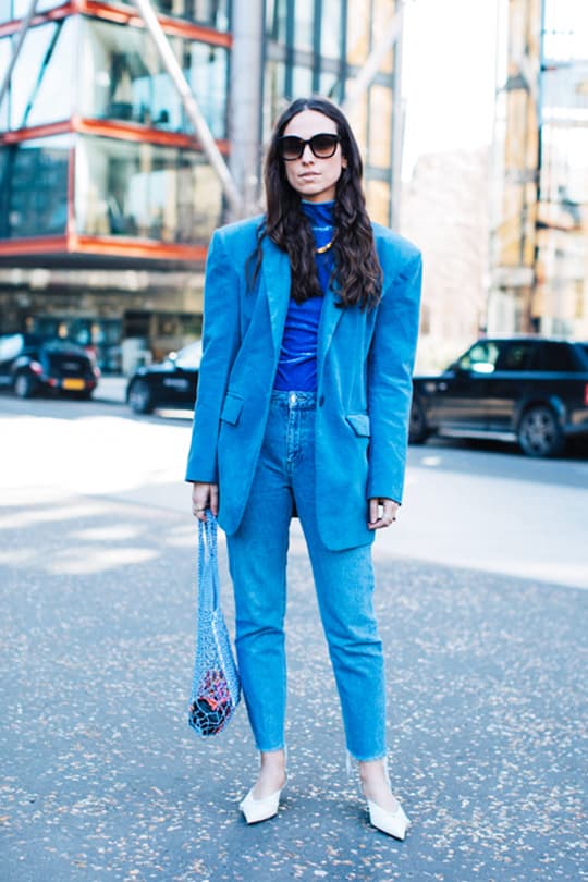 net bag and straw bag street style