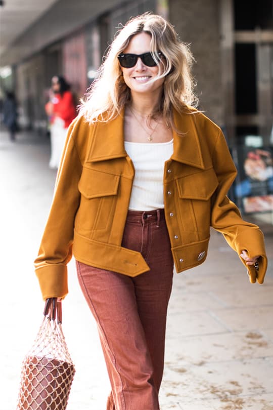 net bag and straw bag street style