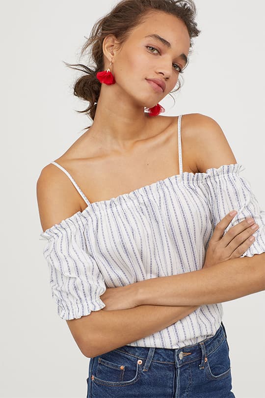 off-shoulder-top H&M