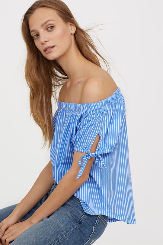 off-shoulder-top H&M