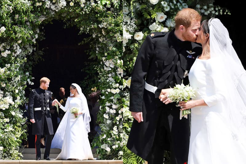 Prince Harry Meghan Markle Royal Wedding Flower Bouquets St Joseph's Hospice London’s Westminster Abbey