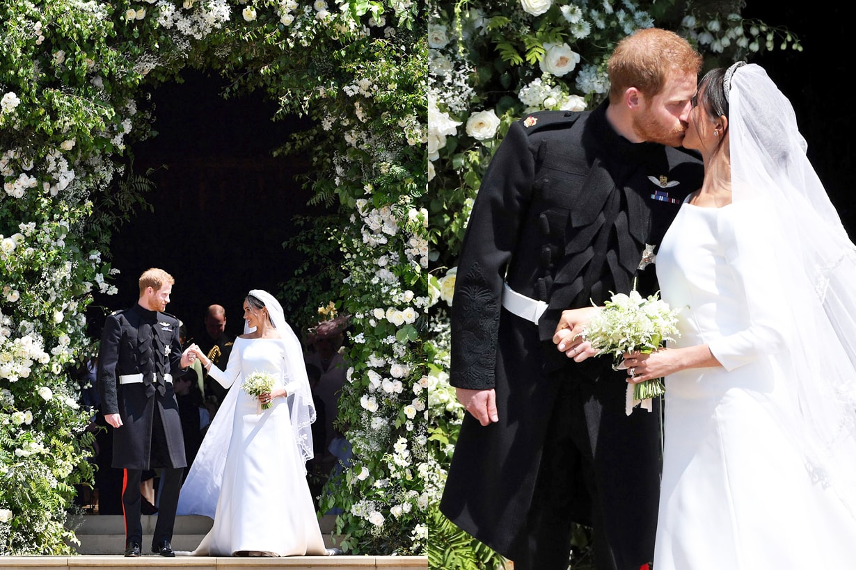 Prince Harry Meghan Markle Royal Wedding Flower Bouquets St Joseph's Hospice London’s Westminster Abbey