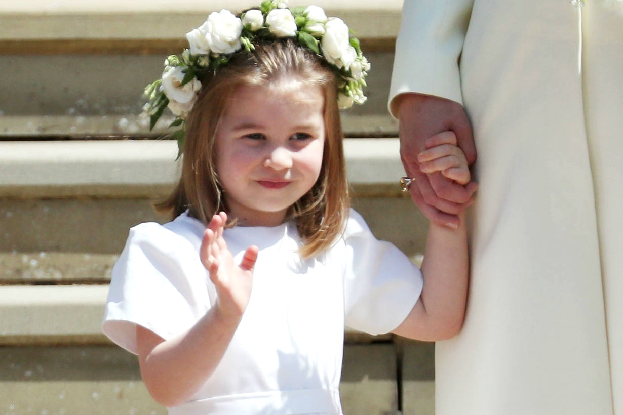 Princess Charlotte Royal Wedding Bridesmaid leader prince george prince louis british royal family