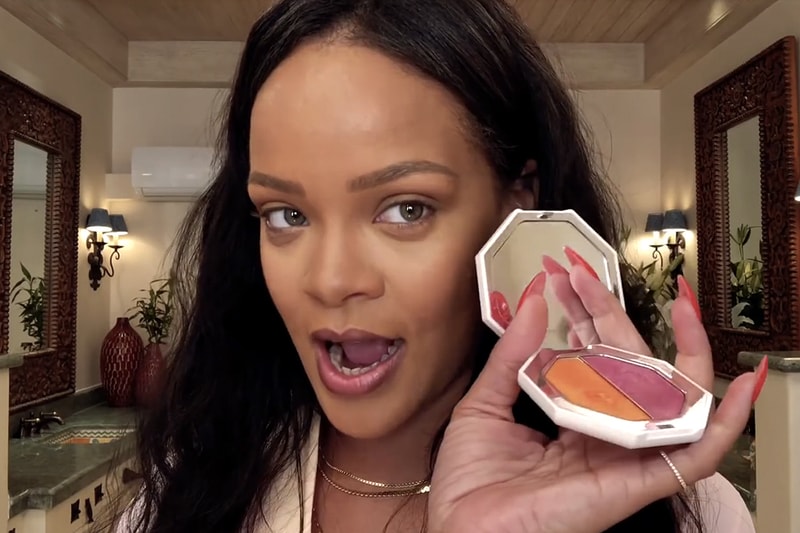 rihanna makeup tutorial fenty vogue cover
