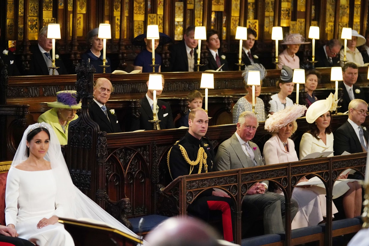 Royal Wedding Prince Harry Meghan Markle Princess Diana Empty Seat Queen Elizabeth II