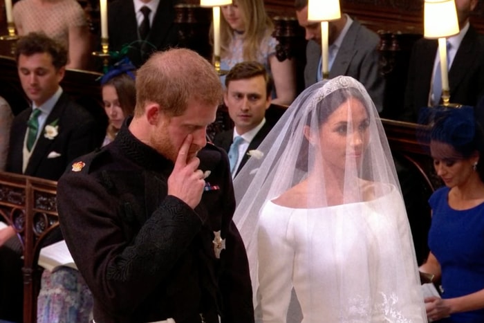 哈利王子婚禮上竟掉下了男兒淚...對 Meghan Markle 說：「I’m so lucky！」