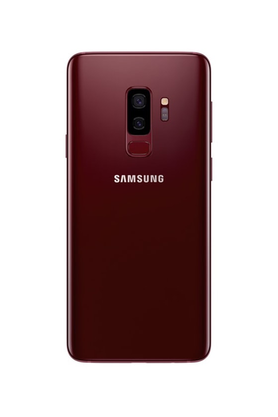samsung galaxy s9 plus sunrise gold burgundy red