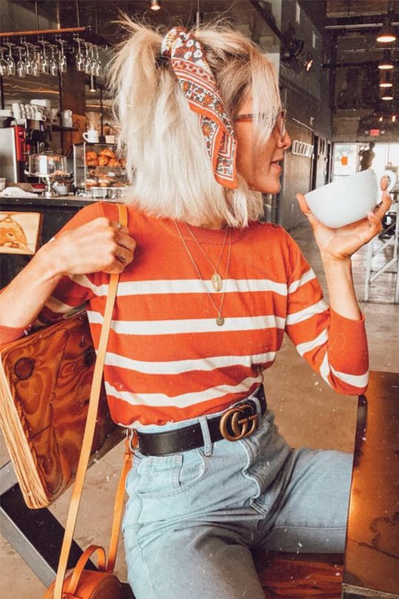 scarf summer hairstyle inspiration pinterest