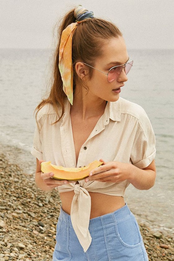 scarf summer hairstyle inspiration pinterest