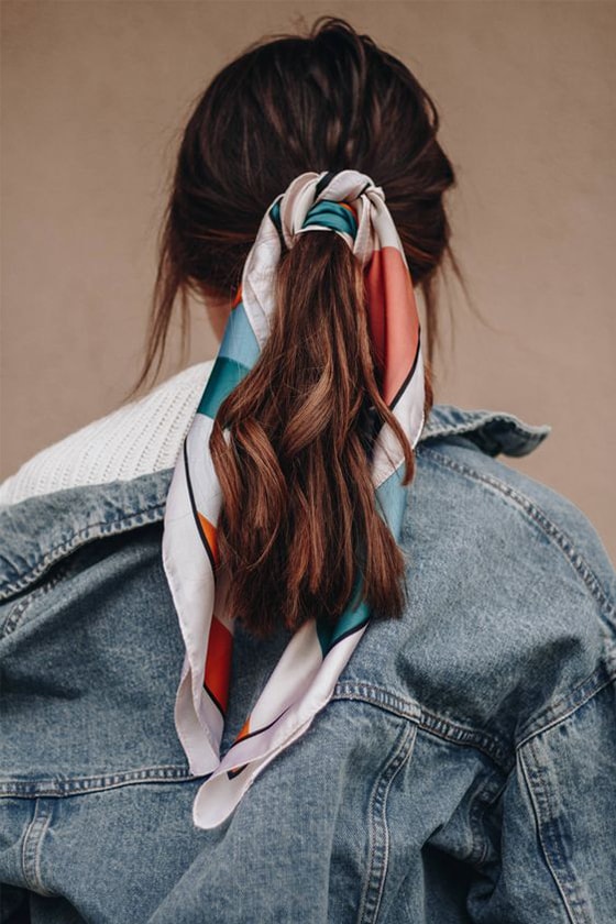 scarf summer hairstyle inspiration pinterest