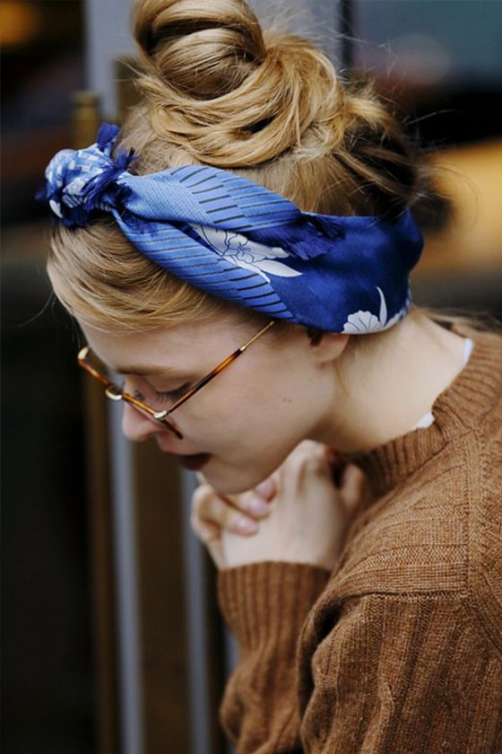 scarf summer hairstyle inspiration pinterest