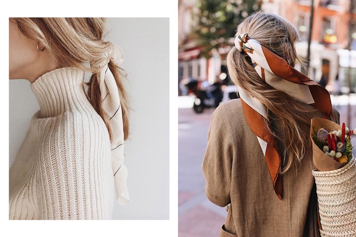 絲巾髮型靈感 20+：佔據整個 Pinterest 的熱潮，任何長度髮型都適合的夏日造型！