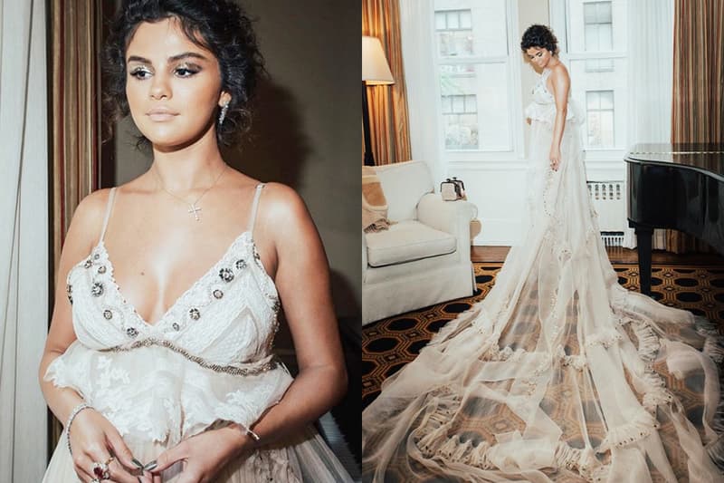 Selena Gomez Met Gala 2018 Spray Tan Coach Dress Celebrities Makeup