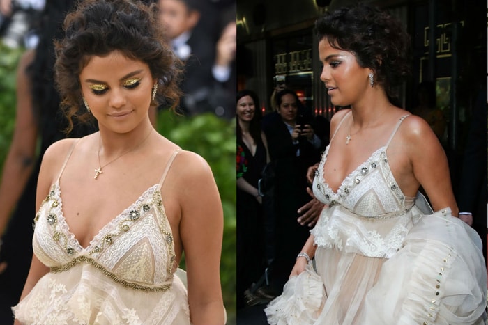 關於 Met Gala 上的造型，Selena Gomez 以一段幽默的自嘲影片回應了：「當我看到照片時我只想...」