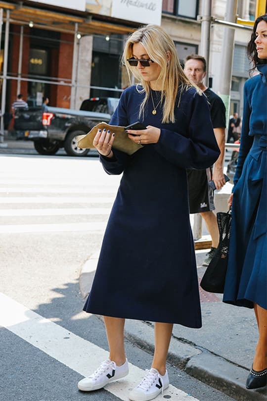 sneakers-with-dress-summer-street-style