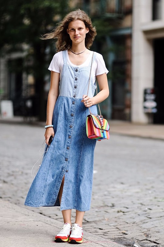 summer outfit idea street style_