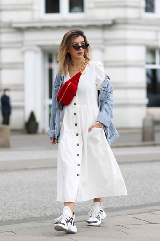 summer outfit idea street style_