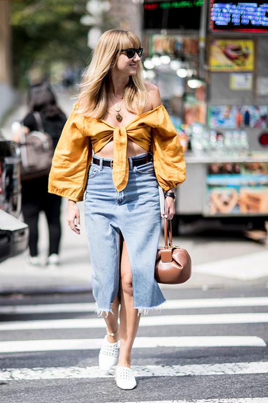 summer outfit idea street style_