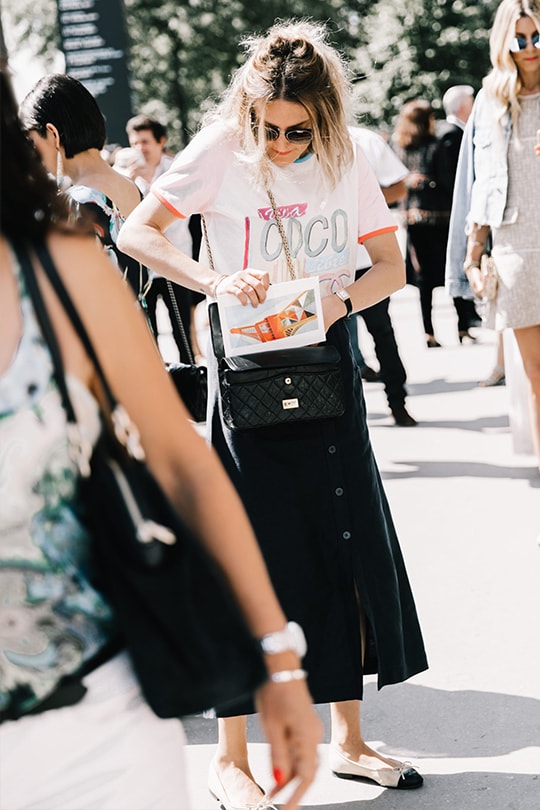 summer outfit idea street style_