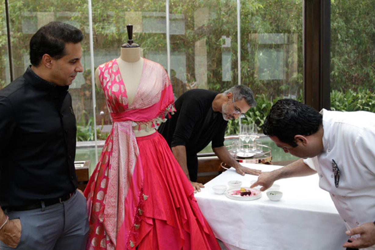 Shantanu & Nikhil’s design with food