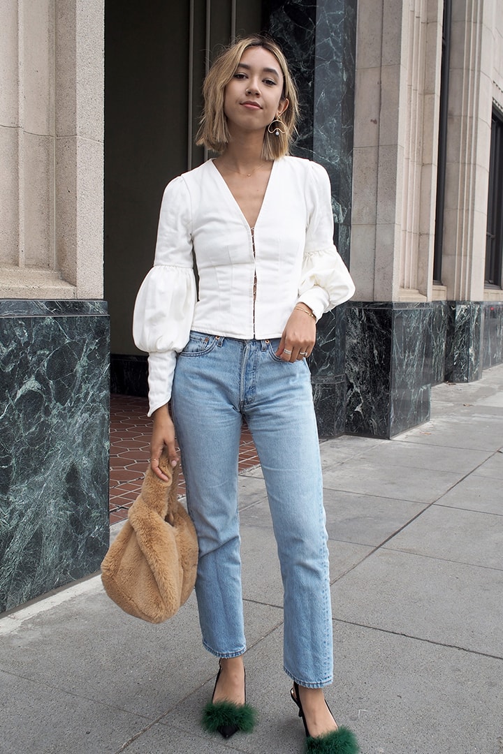 white blouse fashion trends 2018