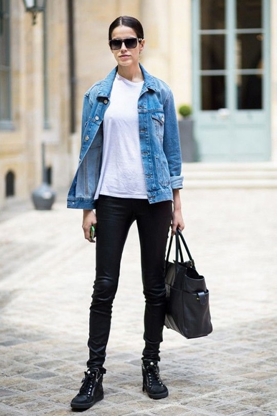 white tee denim jeans summer styling tips street style