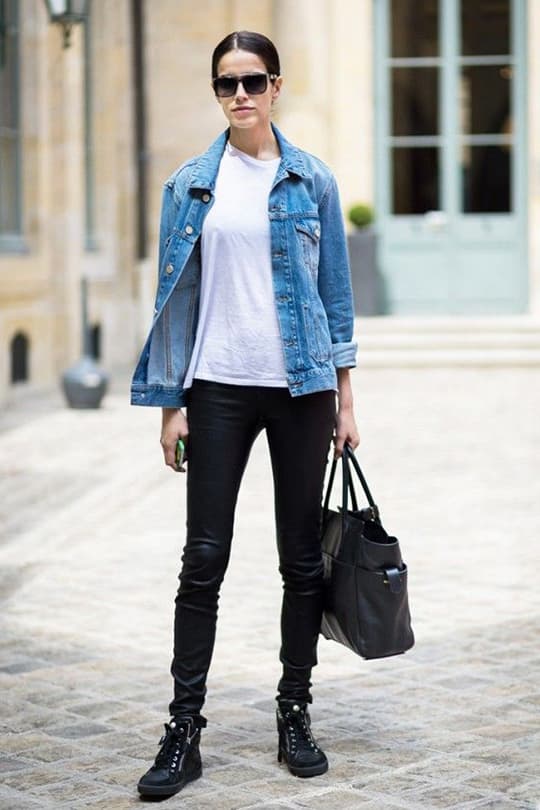 white tee denim jeans summer styling tips street style