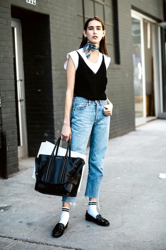 white tee denim jeans summer styling tips street style