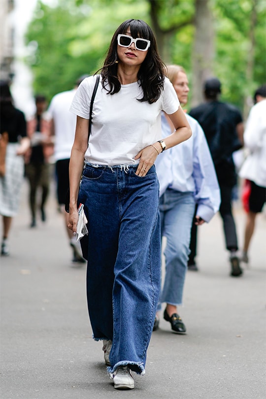 white tee denim jeans summer styling tips street style