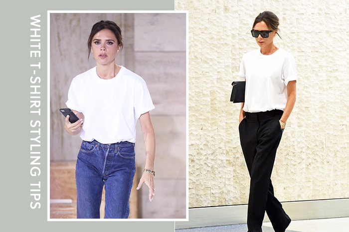 為什麼 Victoria Beckham 可將平凡的白 Tee 穿出強大時尚氣場？秘訣就在這 4 個細節！