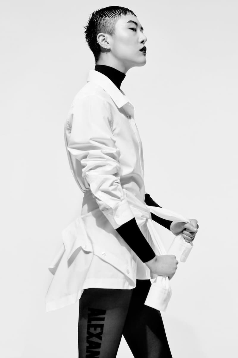 Alexander Wang pre fall collection black and white lookbook