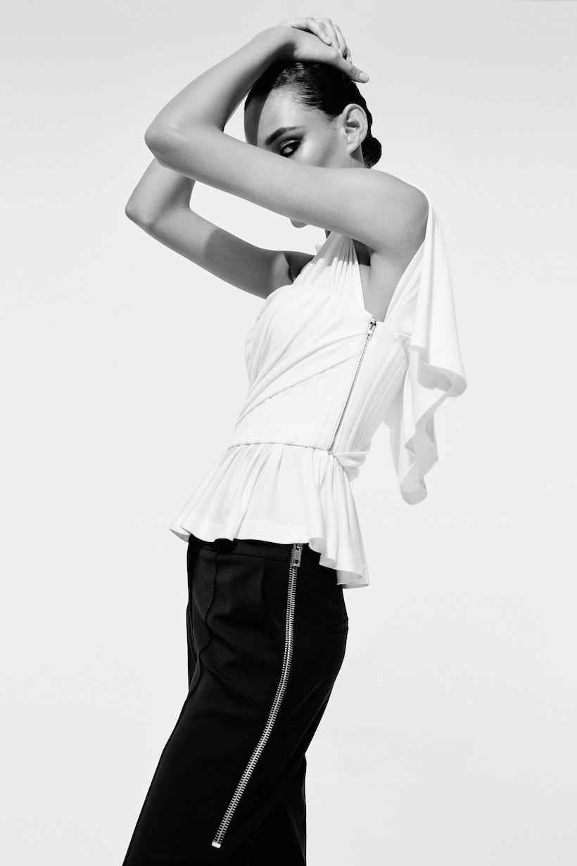 Alexander Wang pre fall collection black and white lookbook