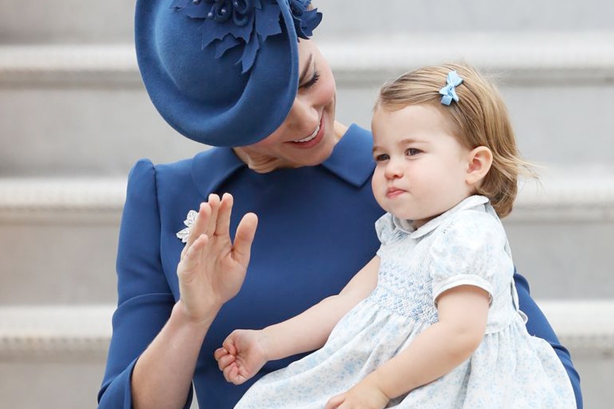 princess charlotte royal wave manner throwback adorable