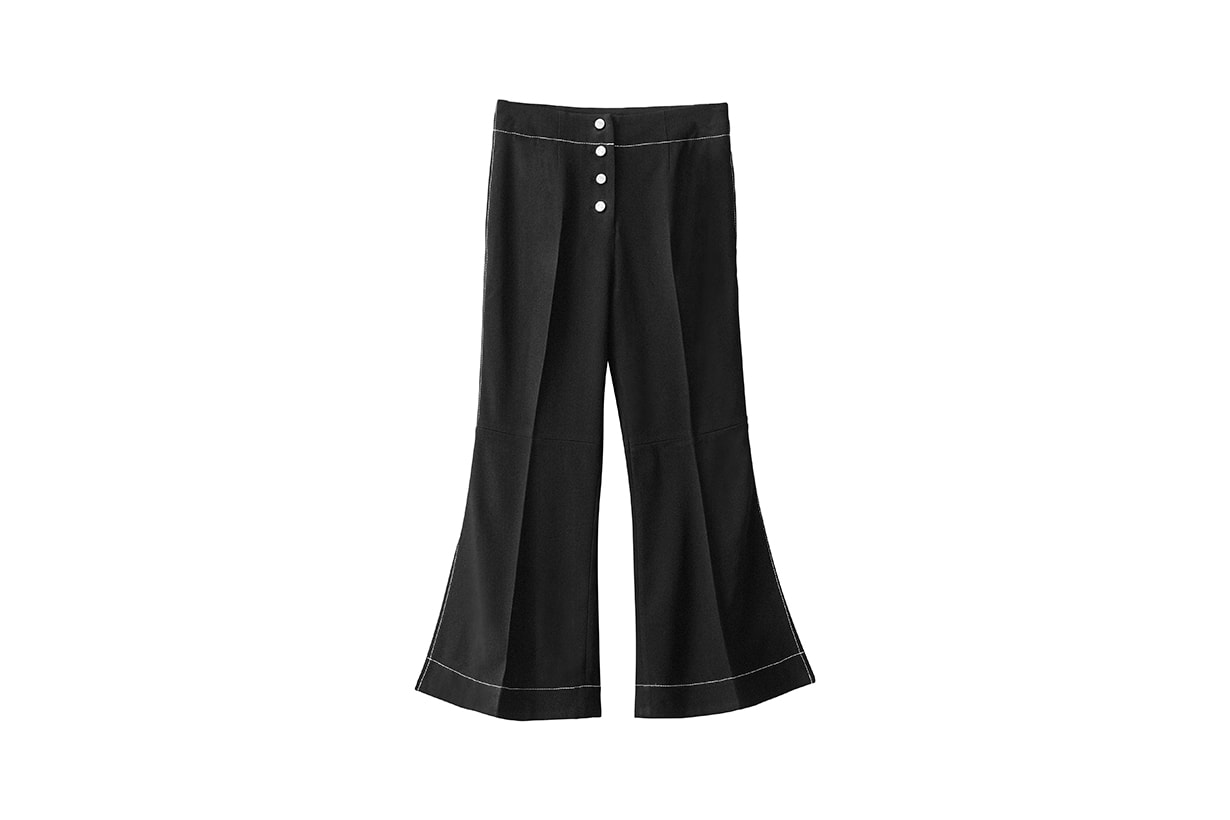H&M “Bonjour Paris” Collection - Black Kick-flare Trousers