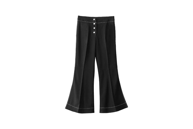 H&M “Bonjour Paris” Collection - Black Kick-flare Trousers