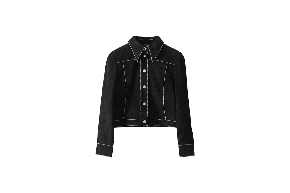 H&M “Bonjour Paris” Collection - Black Short Suede Jacket