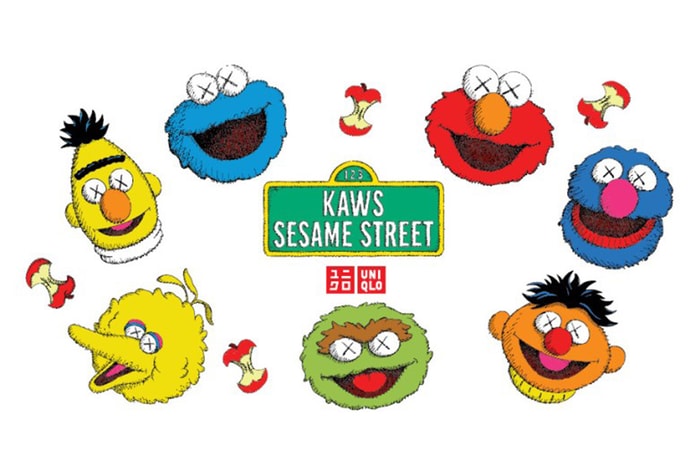 選定入手！率先看整個 Kaws x Sesame Street UT 系列
