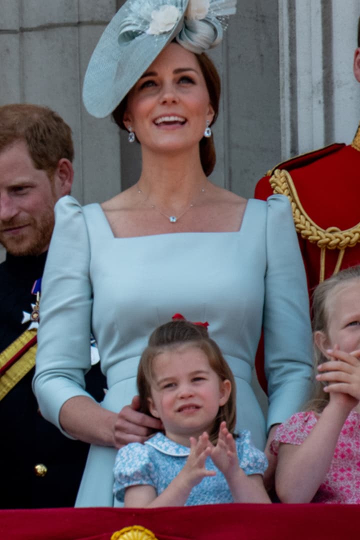 Kate Middleton Princess Charlotte mother and daughter outfits