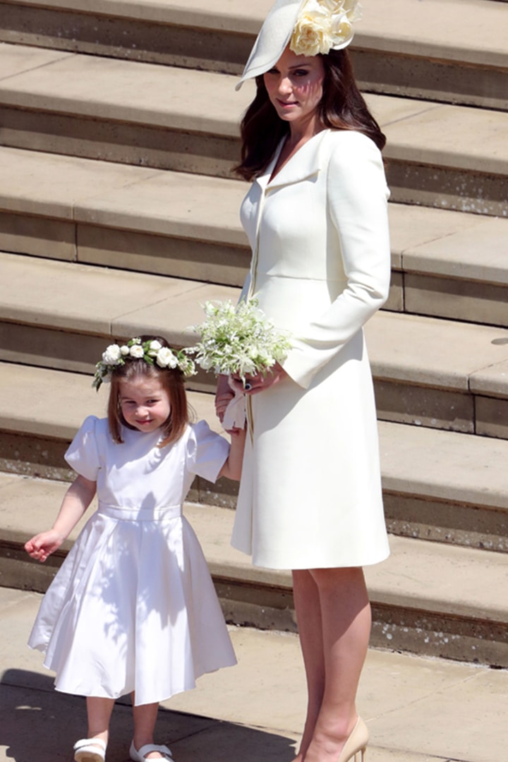 Kate Middleton Princess Charlotte mother and daughter outfits