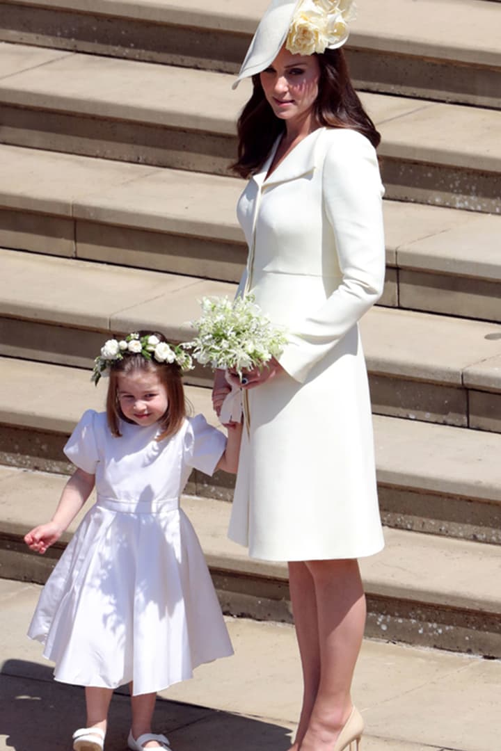 Kate Middleton Princess Charlotte mother and daughter outfits