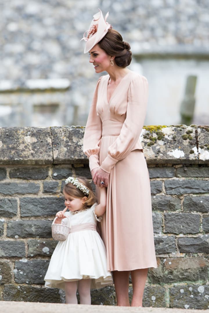 Kate Middleton Princess Charlotte mother and daughter outfits