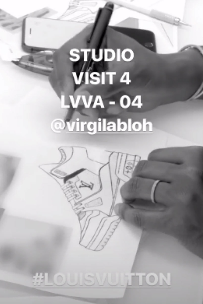 Virgil Abloh Just Revealed His First Louis Vuitton Sneaker