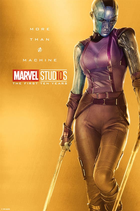 Marvel Studios Celebrating 10th Anniversary Posters