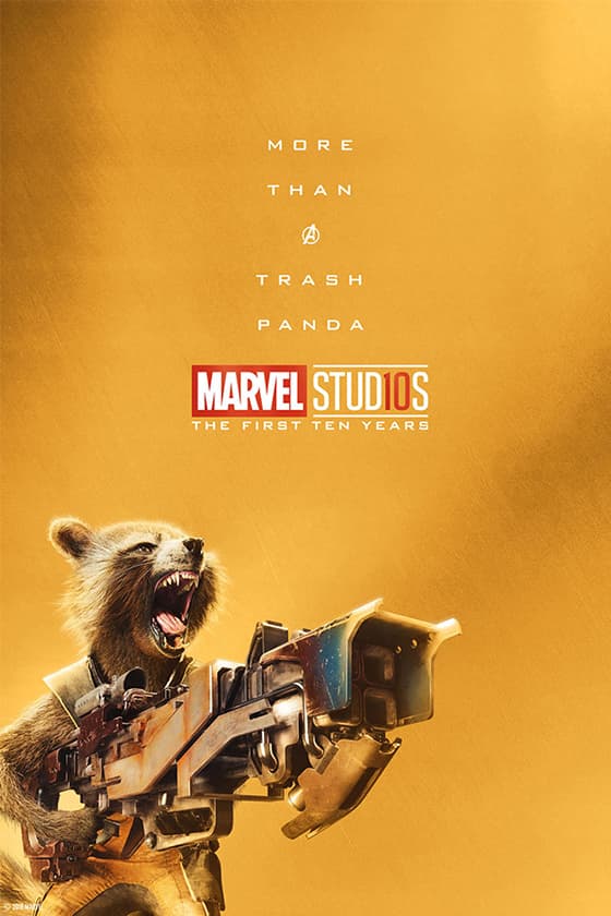 Marvel Studios Celebrating 10th Anniversary Posters